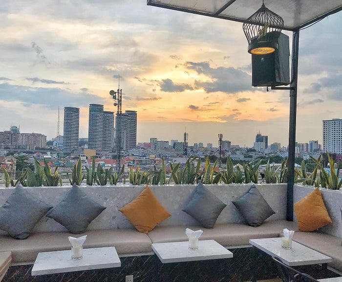 Không gian siêu xinh tại High – Sky Garden & Lounge (Ảnh: Sưu tầm)